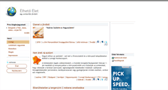 Desktop Screenshot of elhetoelet.hu