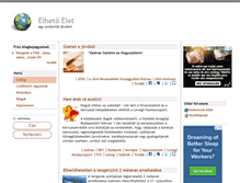 Tablet Screenshot of elhetoelet.hu